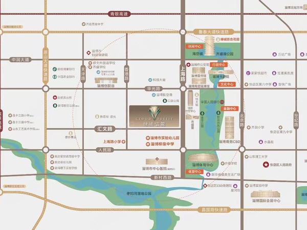 绿城云麓公开资料示意图，非项目实拍